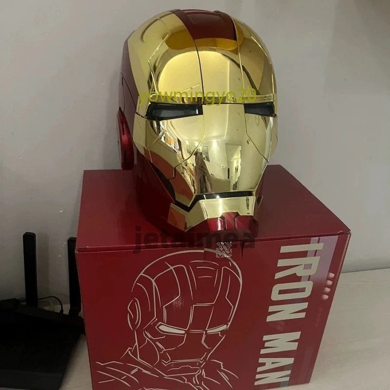 1:1 Iron Man MK5 Jarvis Deformable Voice Control Wearable Helmet Christmas Gift 07FC0E-D4 - KOEEK
