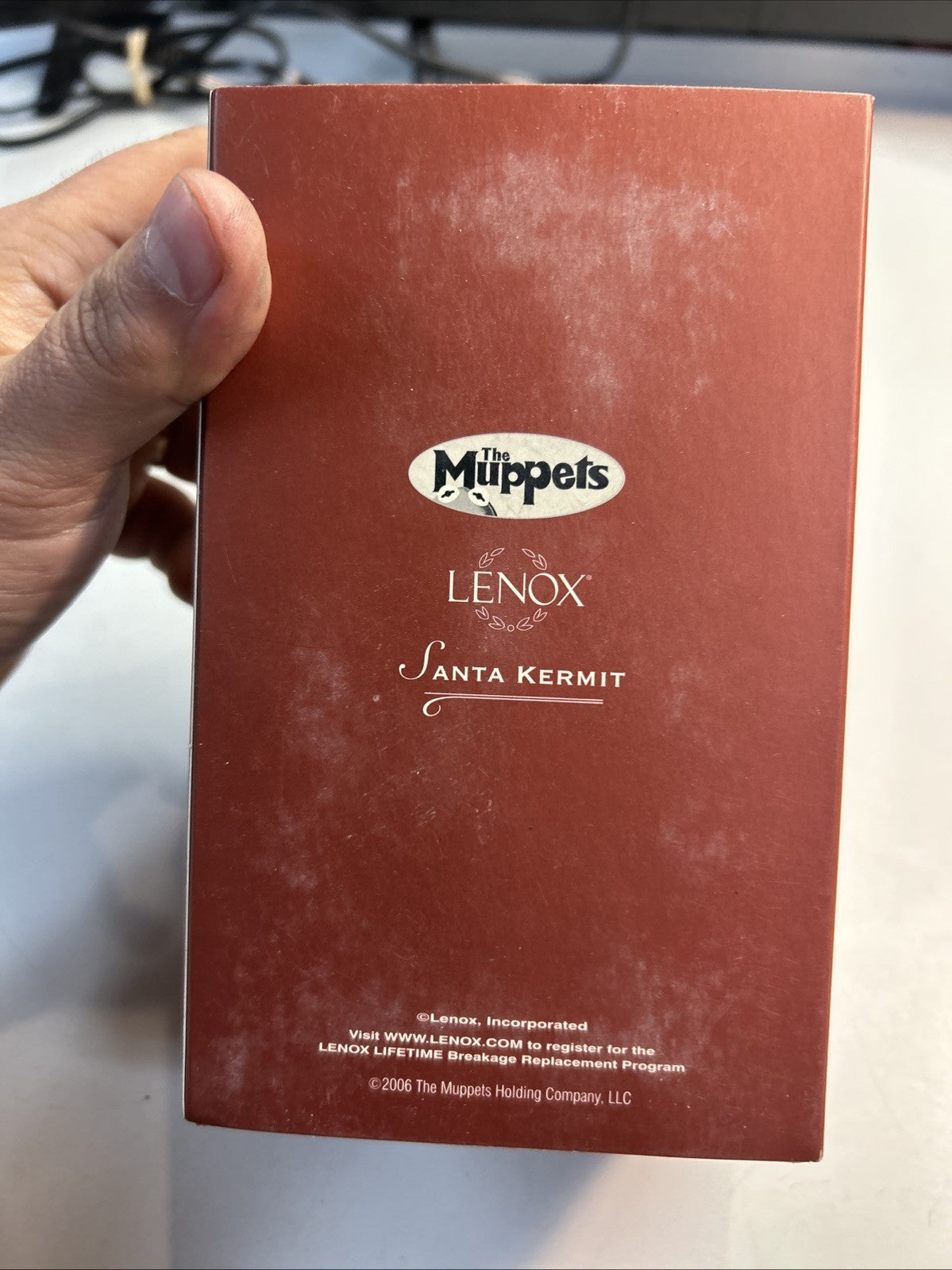 2006 LENOX Santa KERMIT The Frog Muppets Porcelain Ornament 4”#7 LENOX - KOEEK