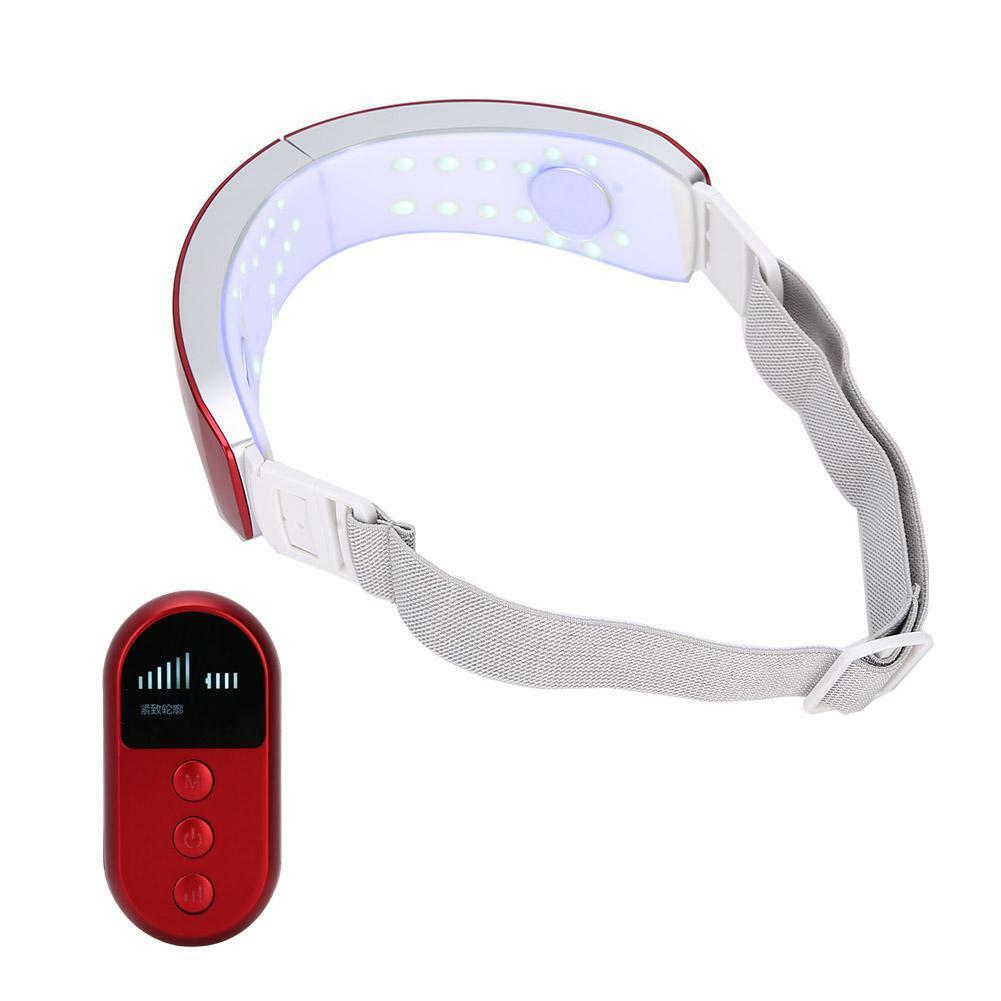 new Electric V-Face Slimming Red Blue Light Vibration Massage Skin Lifting Machine koeek - KOEEK