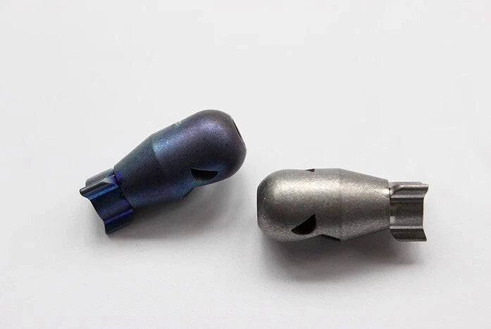 EDC Titanium Shark Knife Bead Bottle Opener Key chain Beadwork Pendant Bead DIY 07FC0E-D4 - KOEEK
