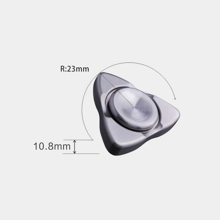 Haptic Toy Fidget Finger Spinner Pocket EDC Stainless Steel Spinning Top CNC Toy 07FC0E-D4 - KOEEK
