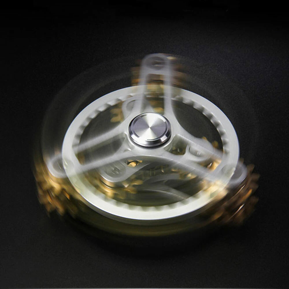 DIY Metal Gear Hand Fingertip Gyroscope Spinning Top Gearwheel Gyro EDC Toy Tool 07FC0E-D4 - KOEEK