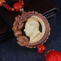 Mao Zedong Car Hanging Pendant Rearview Mirror Decoration Car Interior Accessory 07FC0E-D4 - KOEEK