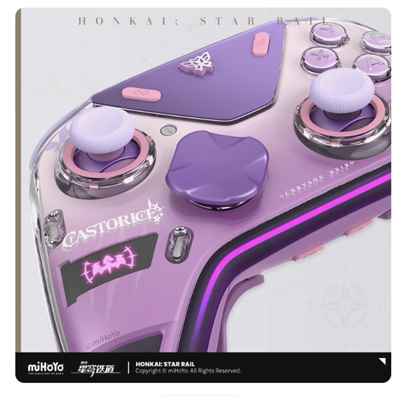 Official Honkai: Star Rail Castorice Game Controller w/Box Gamepad Badge Gift 07FC0E-D4 - KOEEK