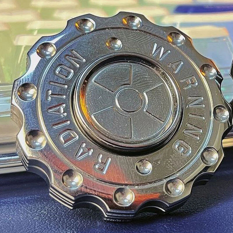 Radiation Warning Fidget Clicker Spinner EDC Gear Hand Spinner Adult Fidget Toys 07FC0E-D4 - KOEEK