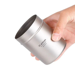 280mL Pure Titanium Storage Box Coffee Tea Cans EDC Portable Container Tank 07FC0E-D4 - KOEEK