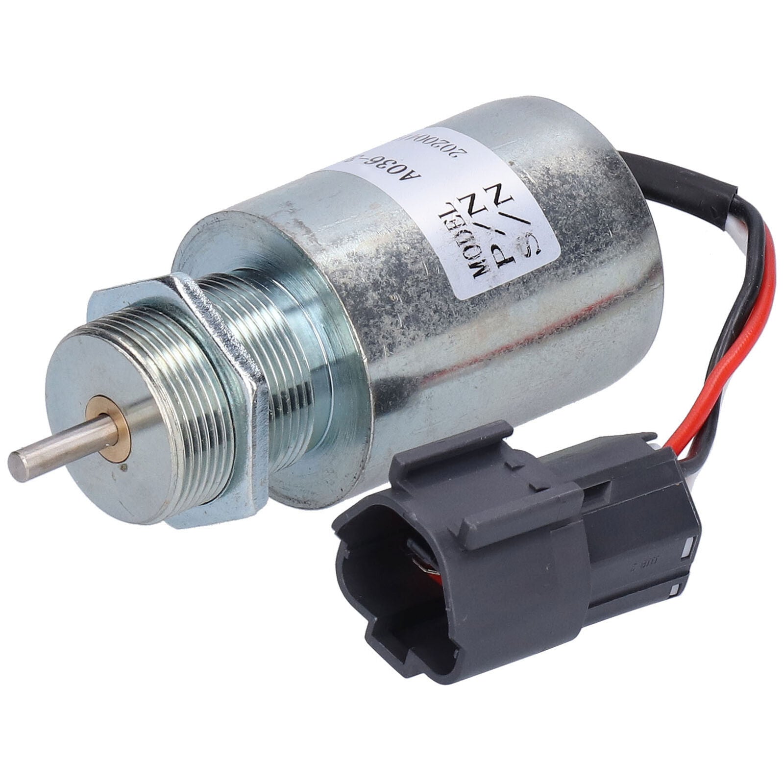 new 12V Solenoid Valve Fuel Shut Off Steel Excavator Parts A036‑3175 For koeek - KOEEK