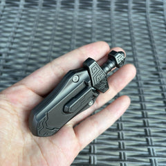 EDC Swords Mechanical Magnetic Push Slider Metal Toys Decompression Fidget Toys 07FC0E-D4 - KOEEK