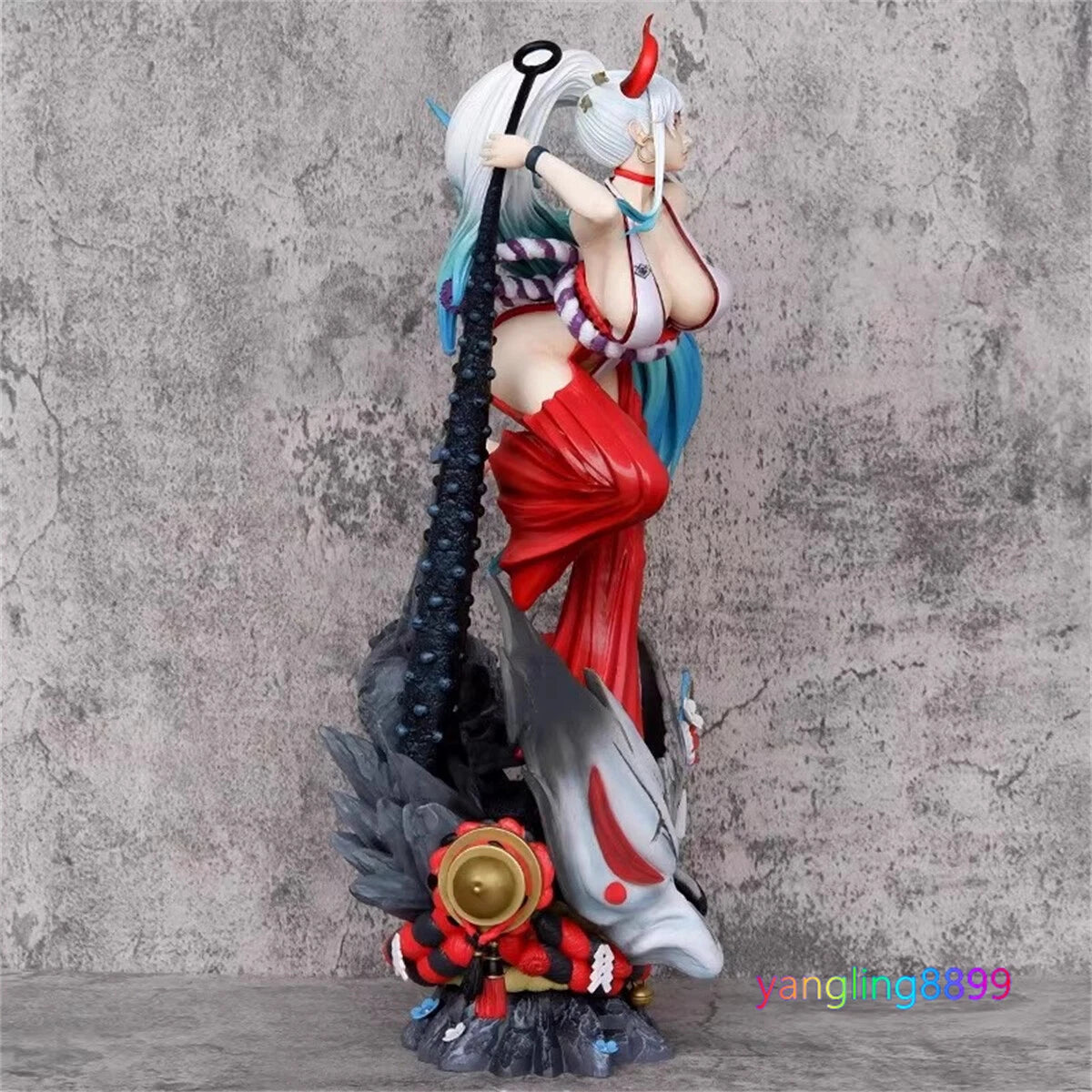 Big 21" Super Yamato PVC Figure Japan Anime Model Collect Girl Statue Ornaments 07FC0E-D4 - KOEEK
