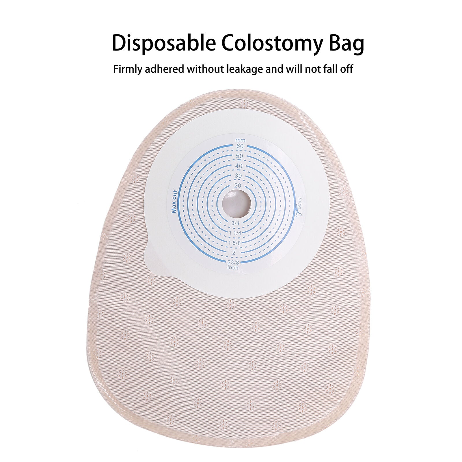 new 10pcs One‑Piece Disposable Colostomy Bags Ostomy Ileostomy Stoma Ostomy koeek - KOEEK