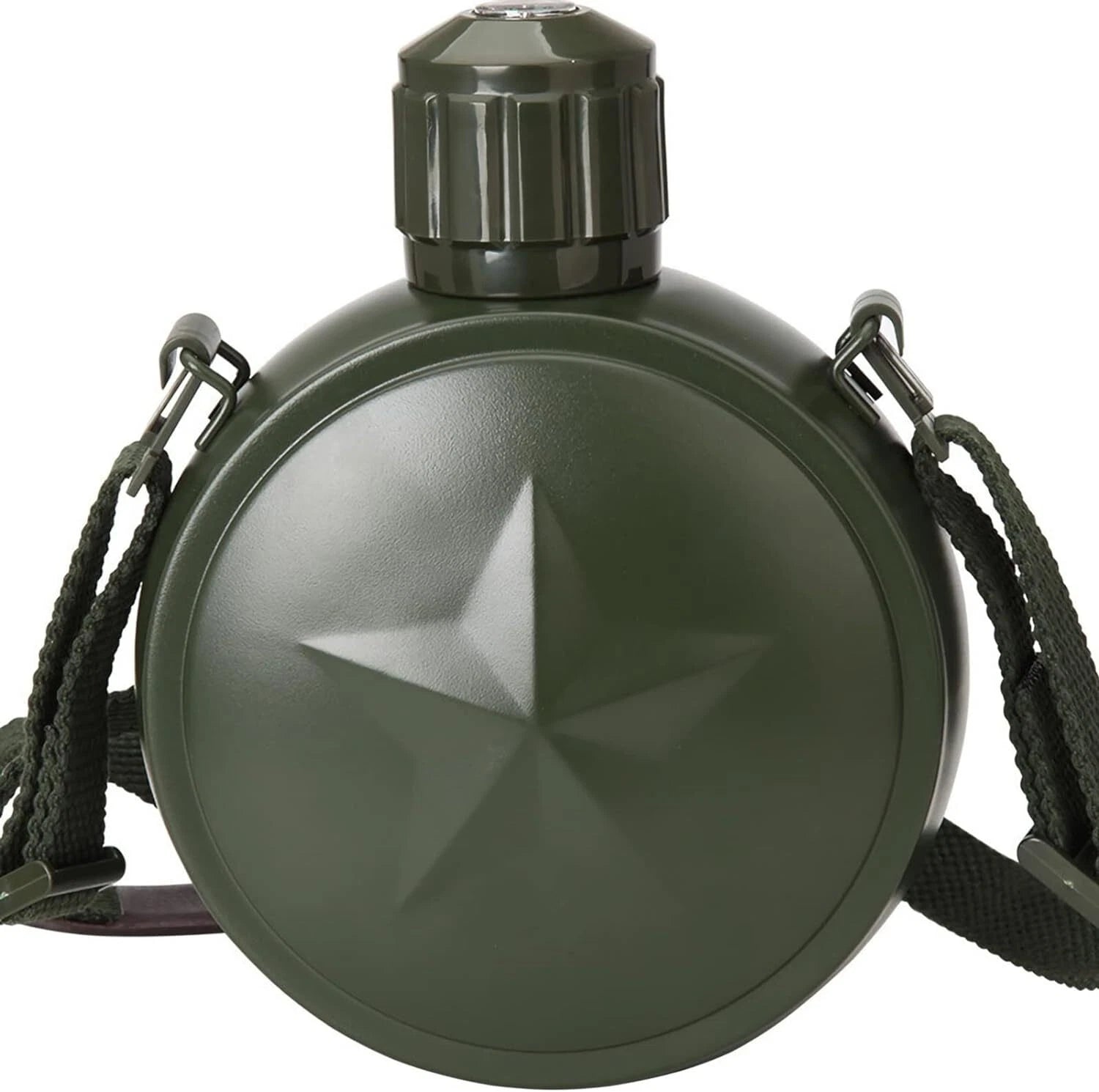 27oz Lightweight Insulated Canteen Stainless Steel Water Bottle with Compass 07FC0E-D4 - KOEEK