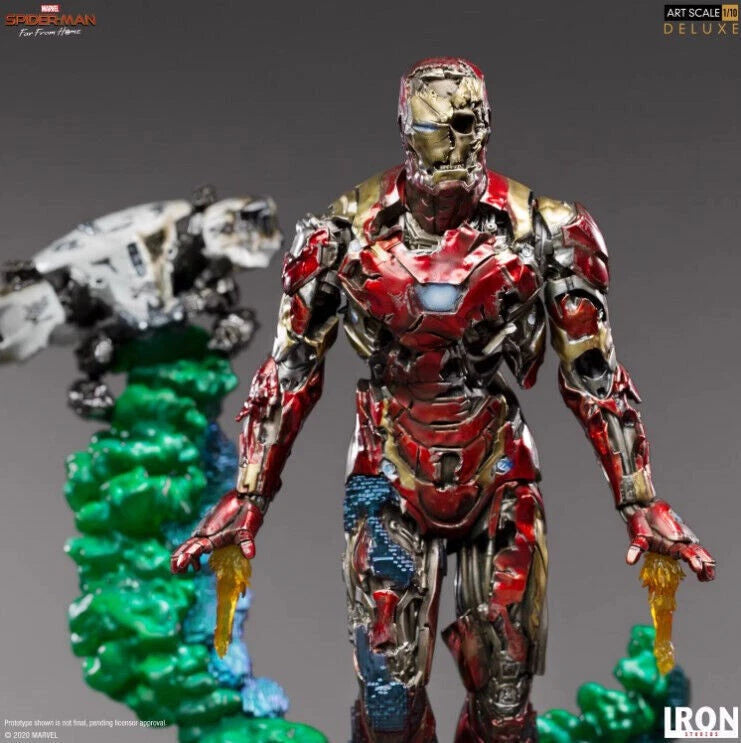 1/10 Iron Studios MARCAS30920-10 Zombie Iron Man Spider-man Action Figure Statue 07FC0E-D4 - KOEEK