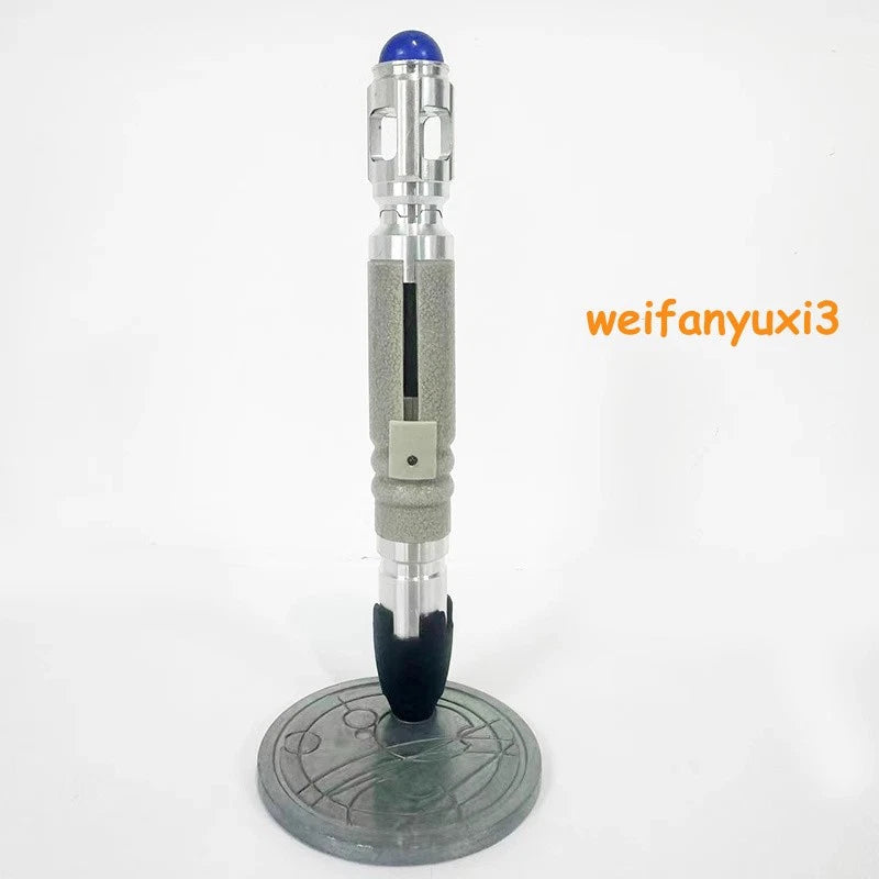 Replica Doctor Who Master 10th Metal Sonic Screwdriver Scalable LED Prop Gift 07FC0E-D4 - KOEEK