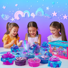 new ZOnFRTO Mini Unicorn Slime Kit for Girls - Glimmer Crunchy, Butter, Purple ZONFRTO - KOEEK