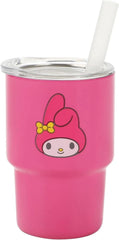 Bioworld Hello Kitty & Friends Character Faces 4-Pack 3 Oz Mini Tumbler Set BIOWORLD - KOEEK