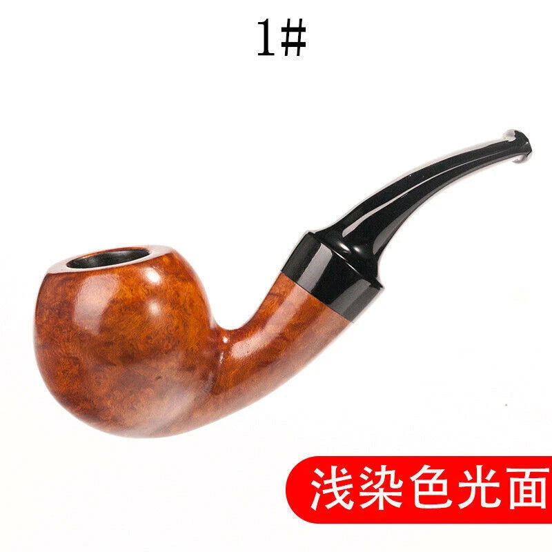 Handmade Mini Briar Wood Tobacco Smoking Pipes Men's Best Gift 07FC0E-D4 - KOEEK