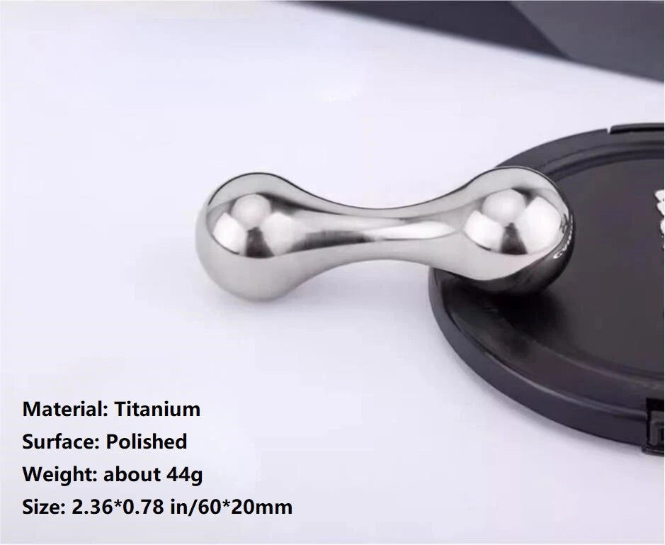 EDC Titanium Zirconium Knuckle Fidget Spinner Toy Finger Knucklebone Skill Toys 07FC0E-D4 - KOEEK