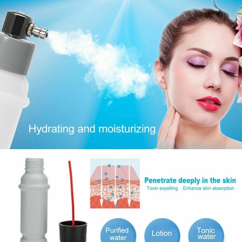 ny 4In1 høyfrekvent ultralydspray Vakuum Galvanisk børste Facial Beauty Machine