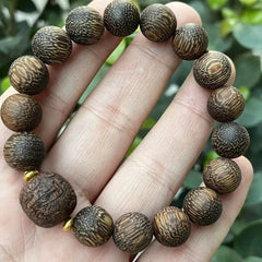 Grade A+ Natural Agarwood Fashion Prayer Beads Men Woman Gift  Bracelet 07FC0E-D4 - KOEEK