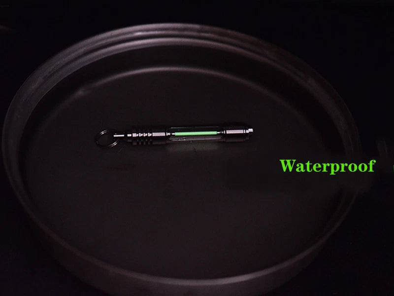 1pc 3x22.5mm Glass Tube Night Luminous 25 Years Lamp Tube w/ Titanium Enclosure 07FC0E-D4 - KOEEK