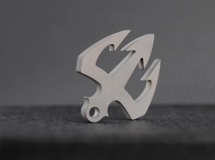 TC4 Titanium Alloy Necklace Pendant Knife Lanyard Bead EDC Charm DIY Men Women 07FC0E-D4 - KOEEK