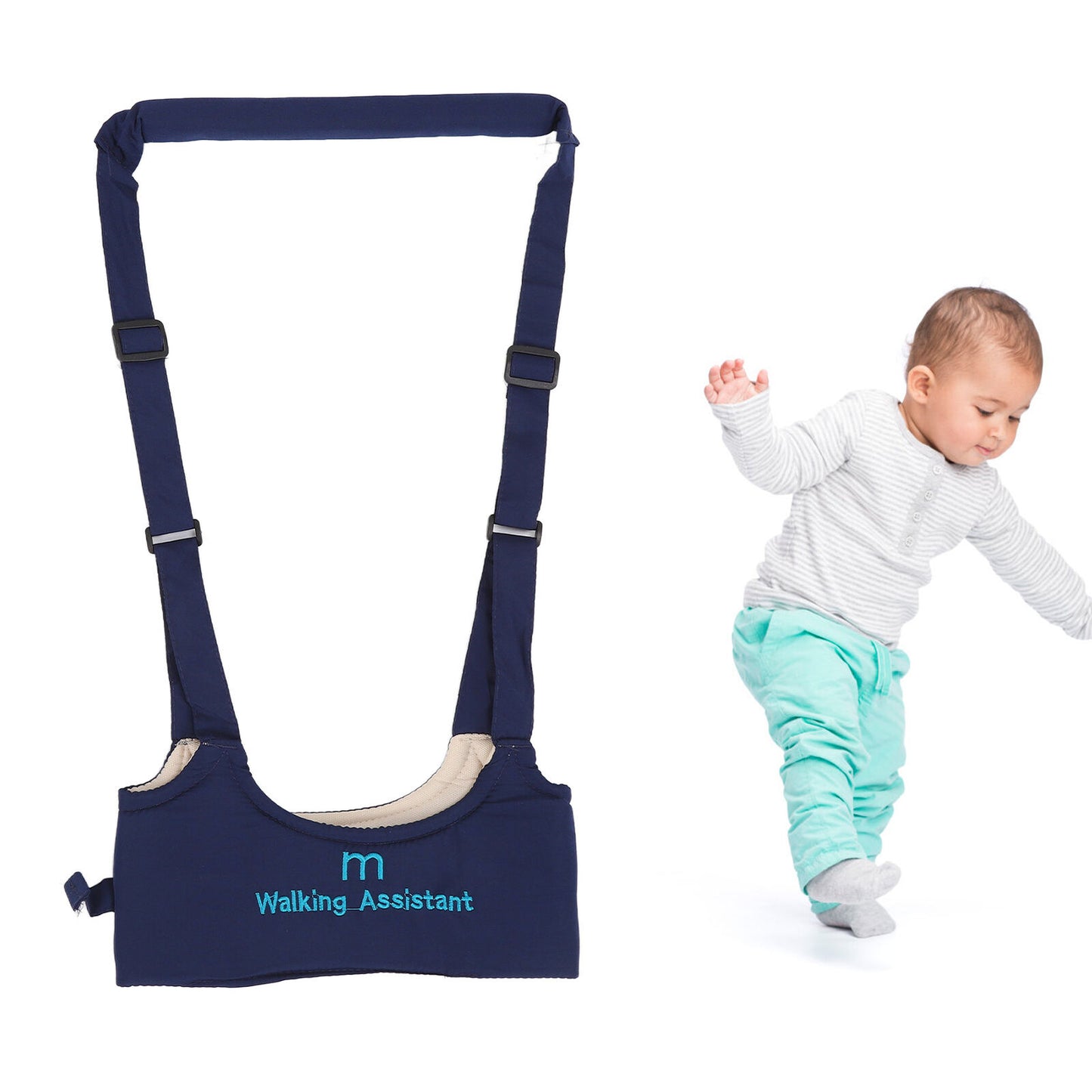 new Baby Harness Relieve Back Prevent Getting Lost Walker Helper(Navy Blue ) HGF koeek - KOEEK