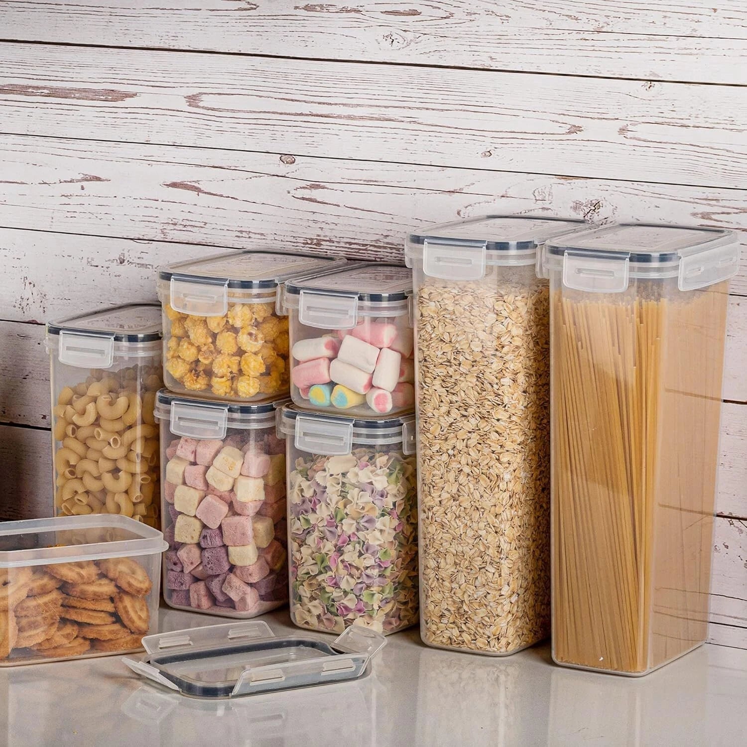 32-Piece Sealed Food Storage Container Set, BPA-Free 32 Labels 07FC0E-D4 - KOEEK