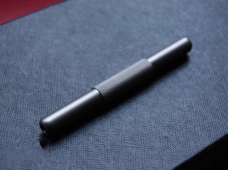 Frosted Titanium Alloy Snuff Pipe Snuff Tube Snuff Straw Snuff Snorkel EDC Tool 07FC0E-D4 - KOEEK