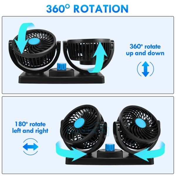 nye Aire Para Carro De Ventilador Aire Acondicionados Portatil Ventilacion Auto 2024