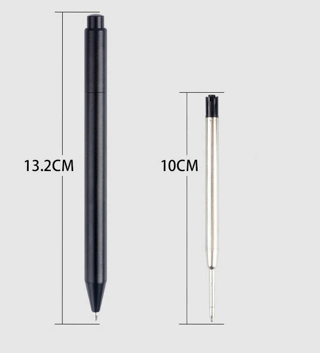 EDC Aluminium Alloy Press Ballpoint Pen Signature Pen Pocket Office Writing Pen EDC - KOEEK