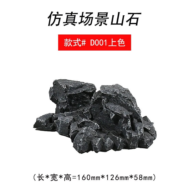 Diorama Realistic Rocks Mountain Stones Model Railroad Layout Scene Props Model 07FC0E-D4 - KOEEK