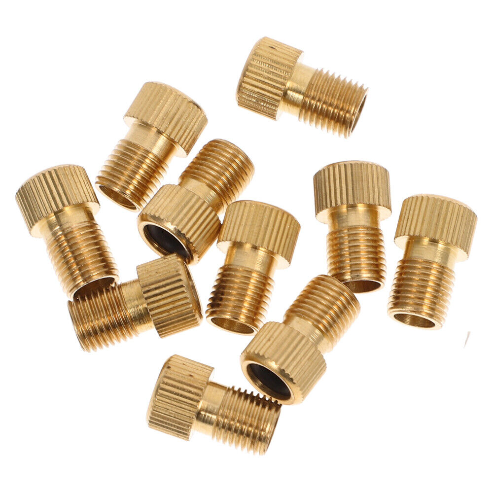 new 10 Pcs Inner Tubes Pump Golden Copper Bike Parts Cycling Bike koeek - KOEEK