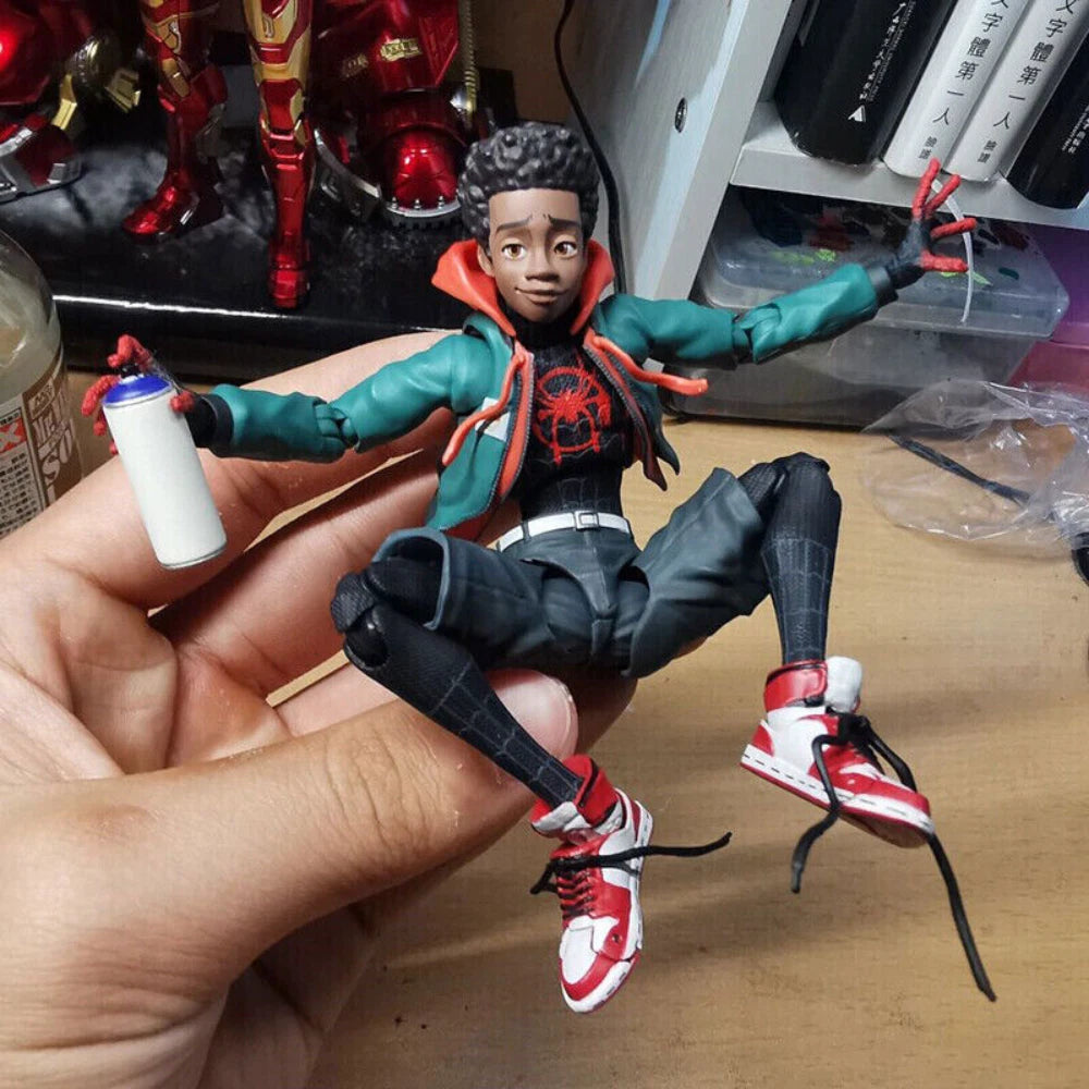 In Stock！！！Spider-Man: Across The Spider-Verse Miles Morales 6in Action Figure 07FC0E-D4 - KOEEK