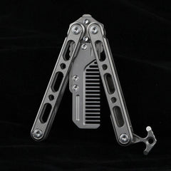 EDC Titanium Alloy Comb Utility Opener Portable Outdoor Multi-funtion Tool 07FC0E-D4 - KOEEK