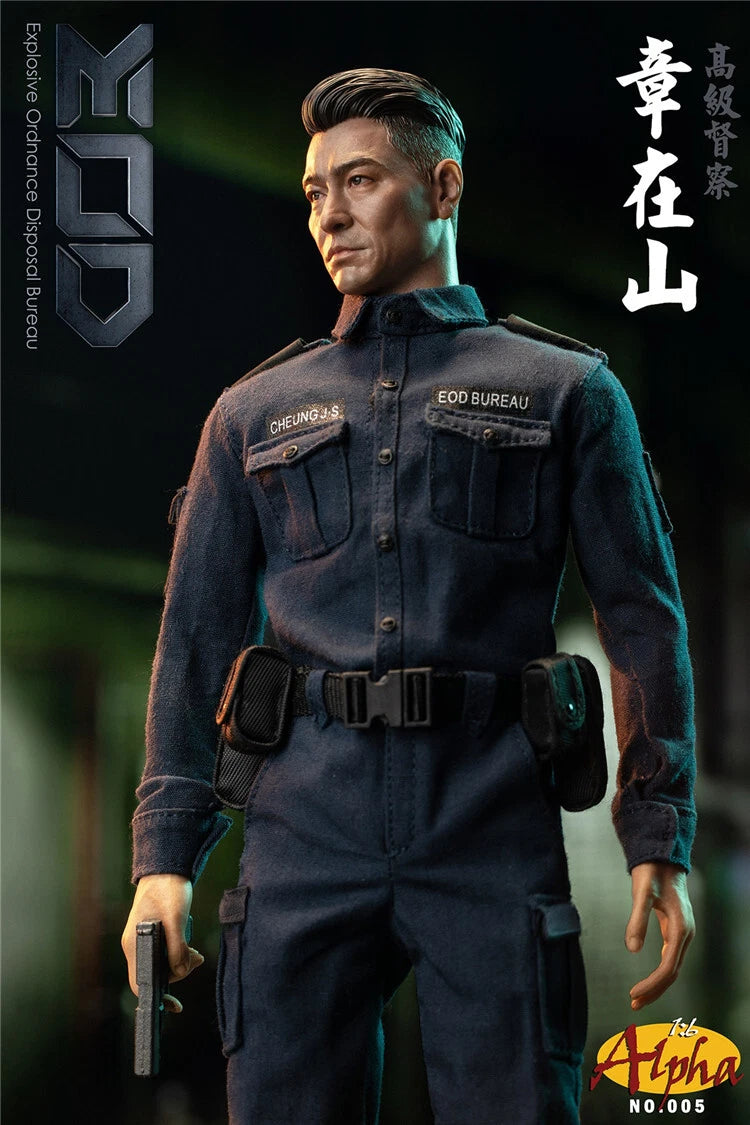 Alpha005 1/6 Shock Wave Andy Lau 12" Male Action Figure Model Toy INSTOCK 07FC0E-D4 - KOEEK