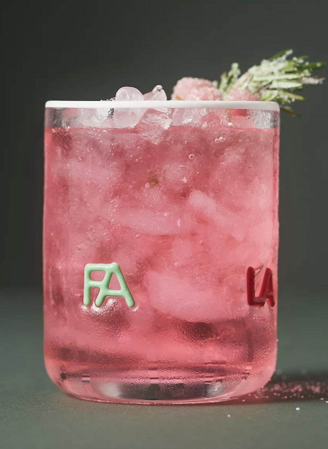 Anthropologie Festive Icon Juice Glass Fa La La Holiday ! 🎄🧑‍🎄❄️ ANTHROPOLOGIE - KOEEK