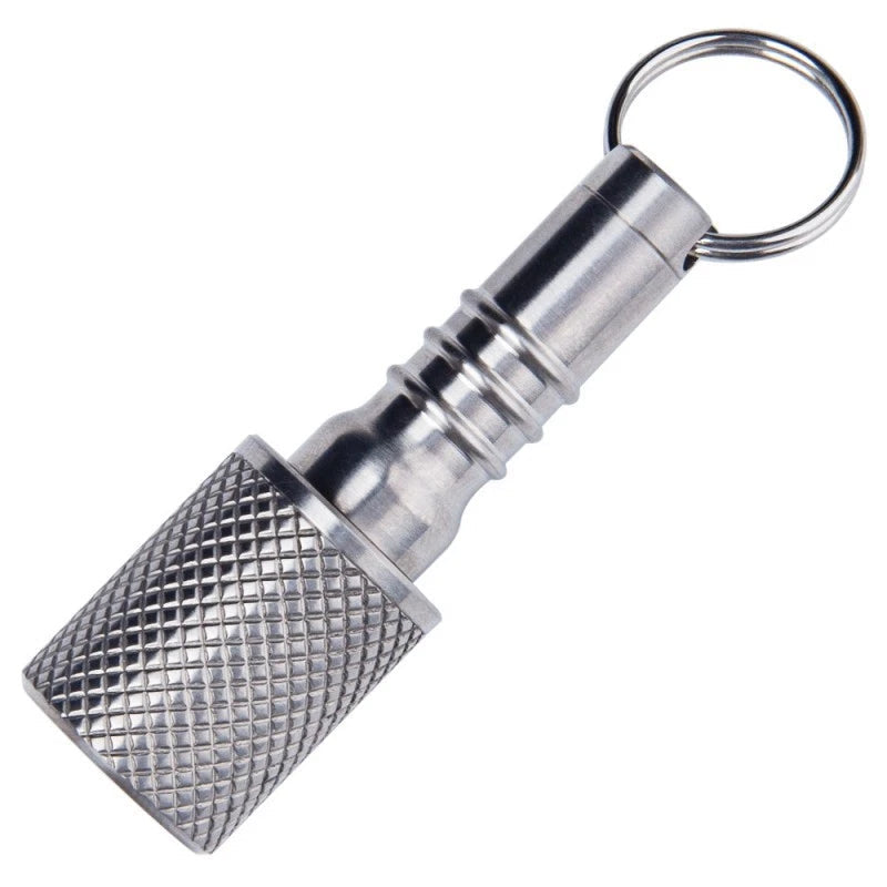 Titanium Pill Holder Case Organizer container Waterproof Portable Keychain EDC 07FC0E-D4 - KOEEK