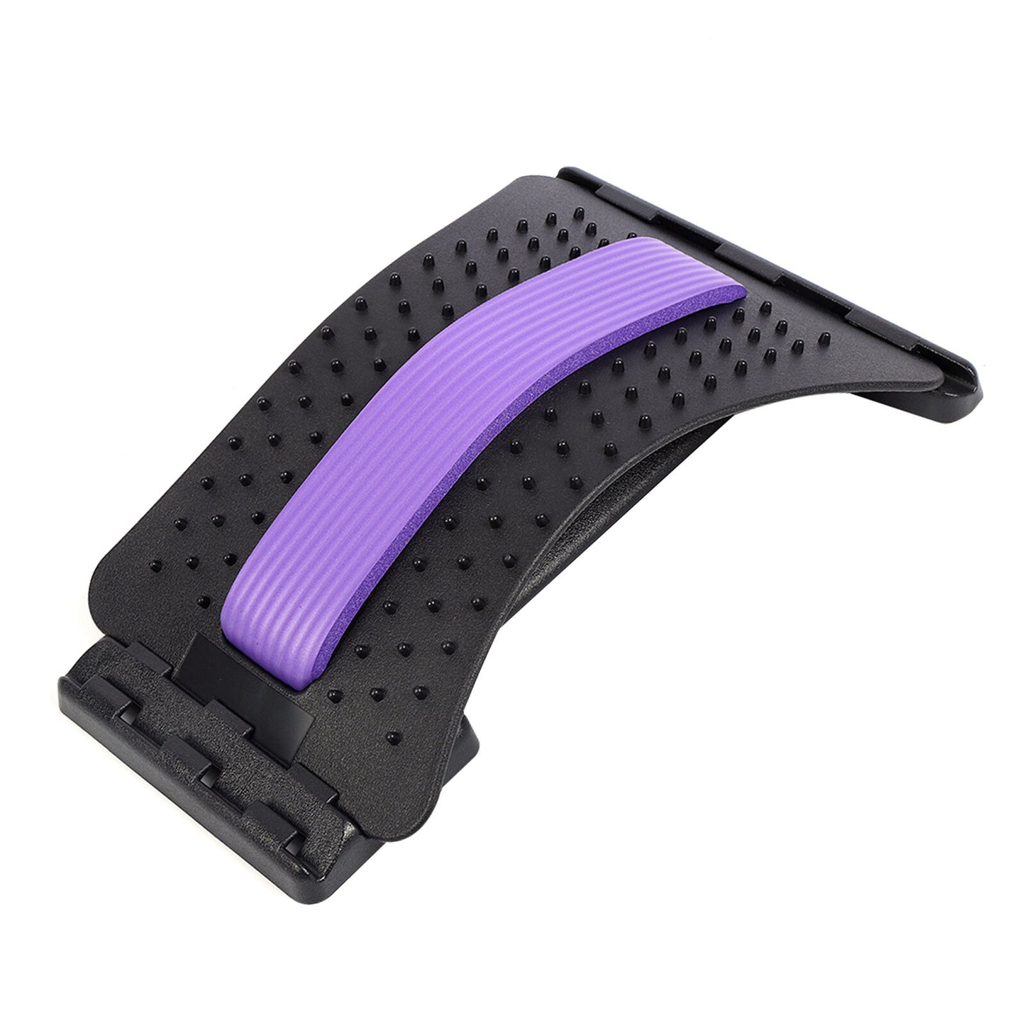 new Lumbar Massage Traction Pad Corrector Stretcher (Acupuncture Black+Purple) HGF koeek - KOEEK