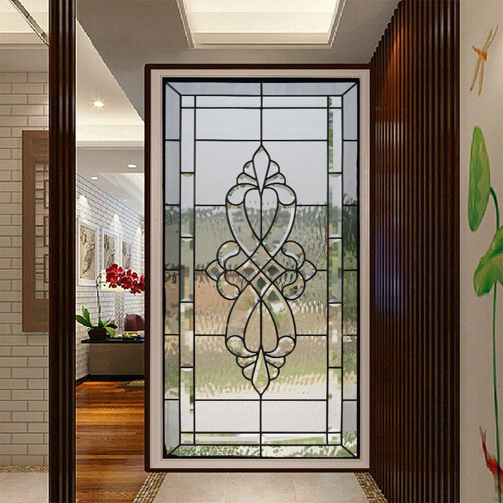 3D Sticker Imitation Glass Door Living Room Door Wall Mural Photo Home Decor 07FC0E-D4 - KOEEK