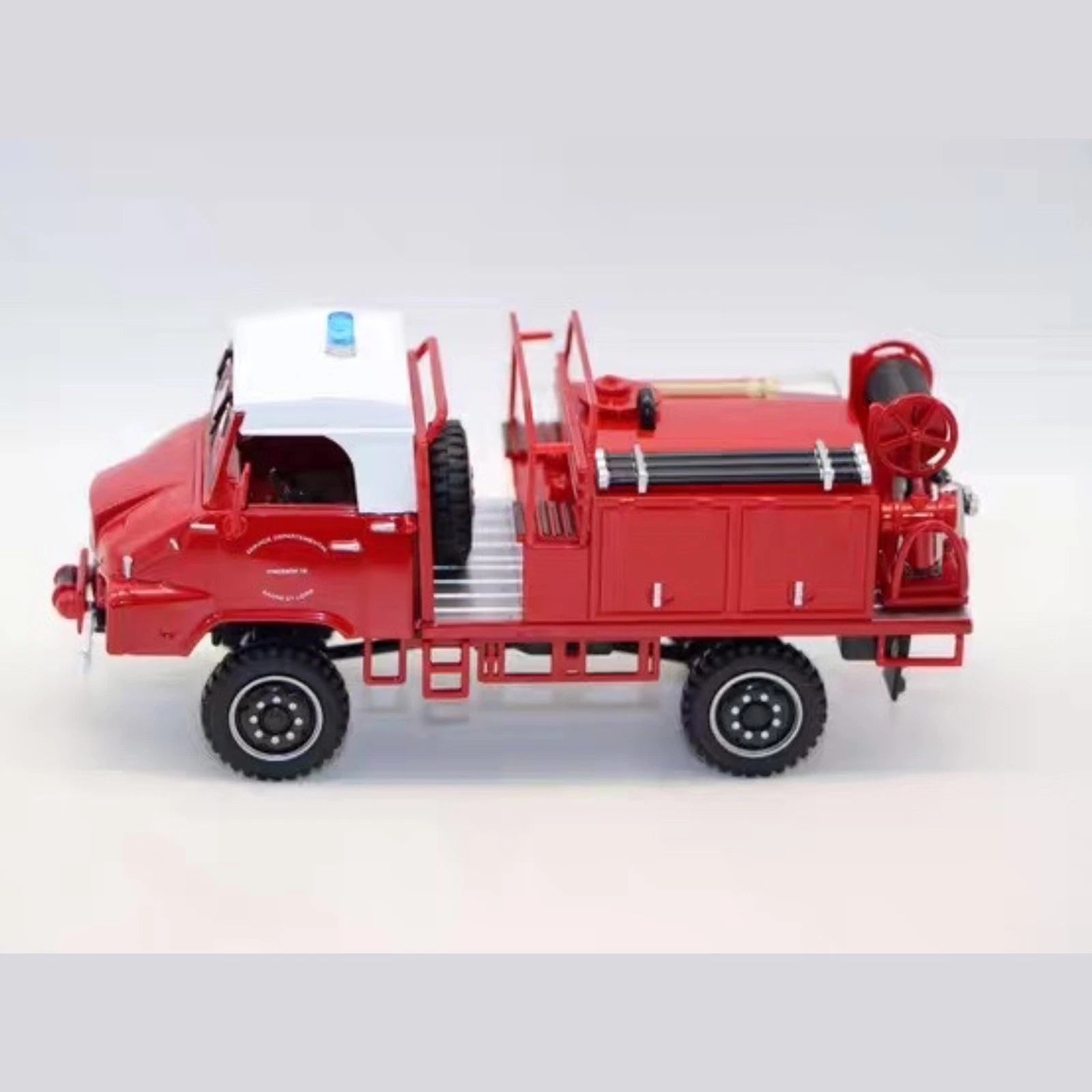 1/43 Alloy SIMCA Unic Fire Truck Model Vintage Fire Engine Collectible Desktop 07FC0E-D4 - KOEEK