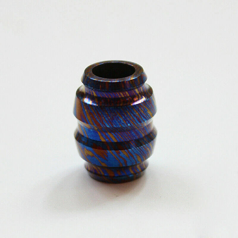 EDC Titanium MokuTi Timascus Lanyard Umbrella Beads Pendant Necklace DIY Bead 07FC0E-D4 - KOEEK