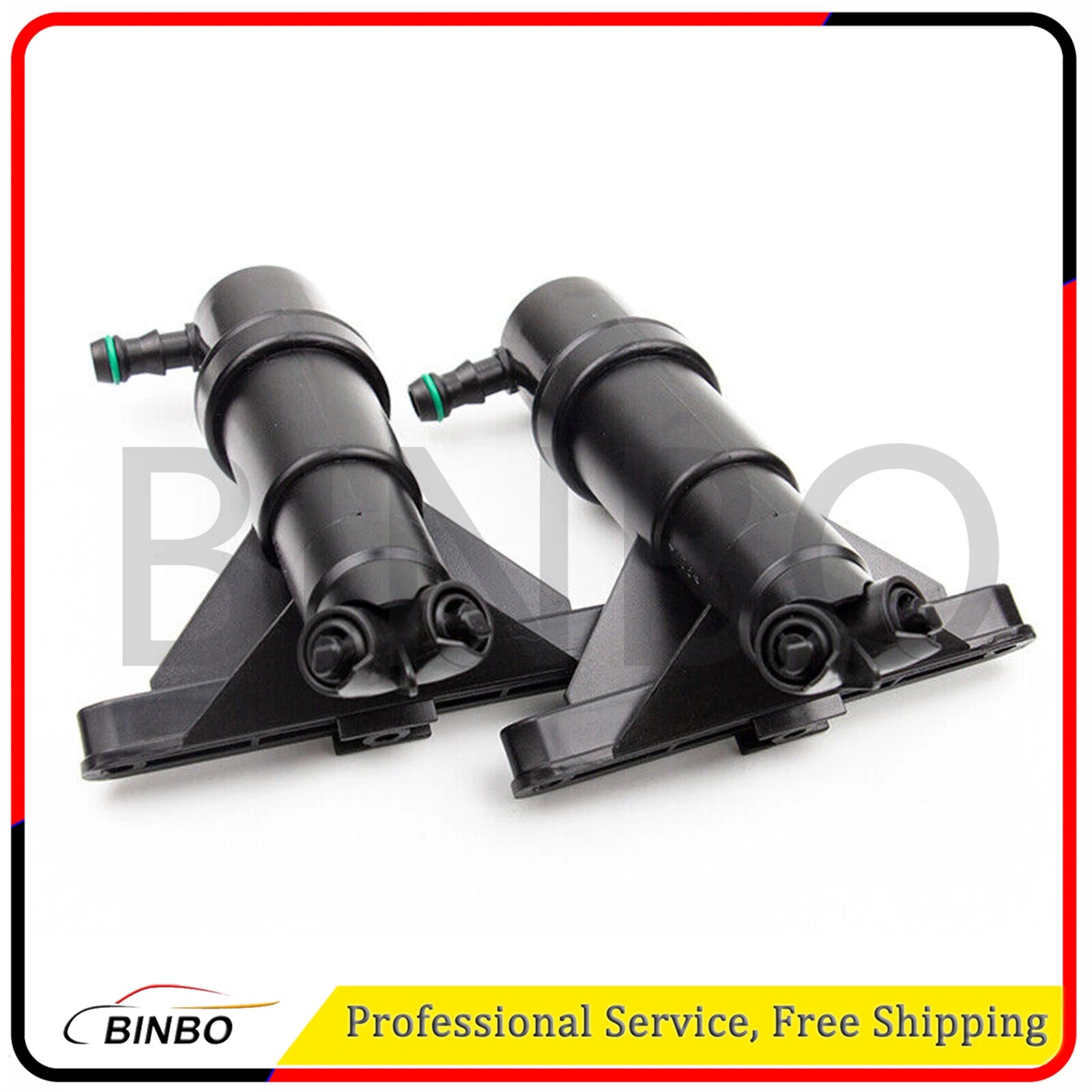 2x Headlight Washer Sprayer Nozzle Left & Right for BMW E60 E61 5 Series 535i M5 07FC0E-D4 - KOEEK