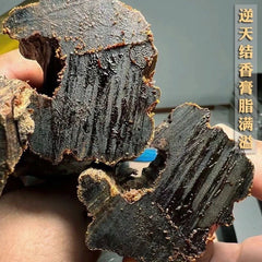 Old Material Beads Vietnam Agarwood Bracelet Wild Submerged Grade Mala Jewelry 07FC0E-D4 - KOEEK