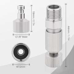 new NEOECO Airbrush Quick Disconnect Coupler Release Fitting & Plug, 6pcs Type 1 NEOECO - KOEEK