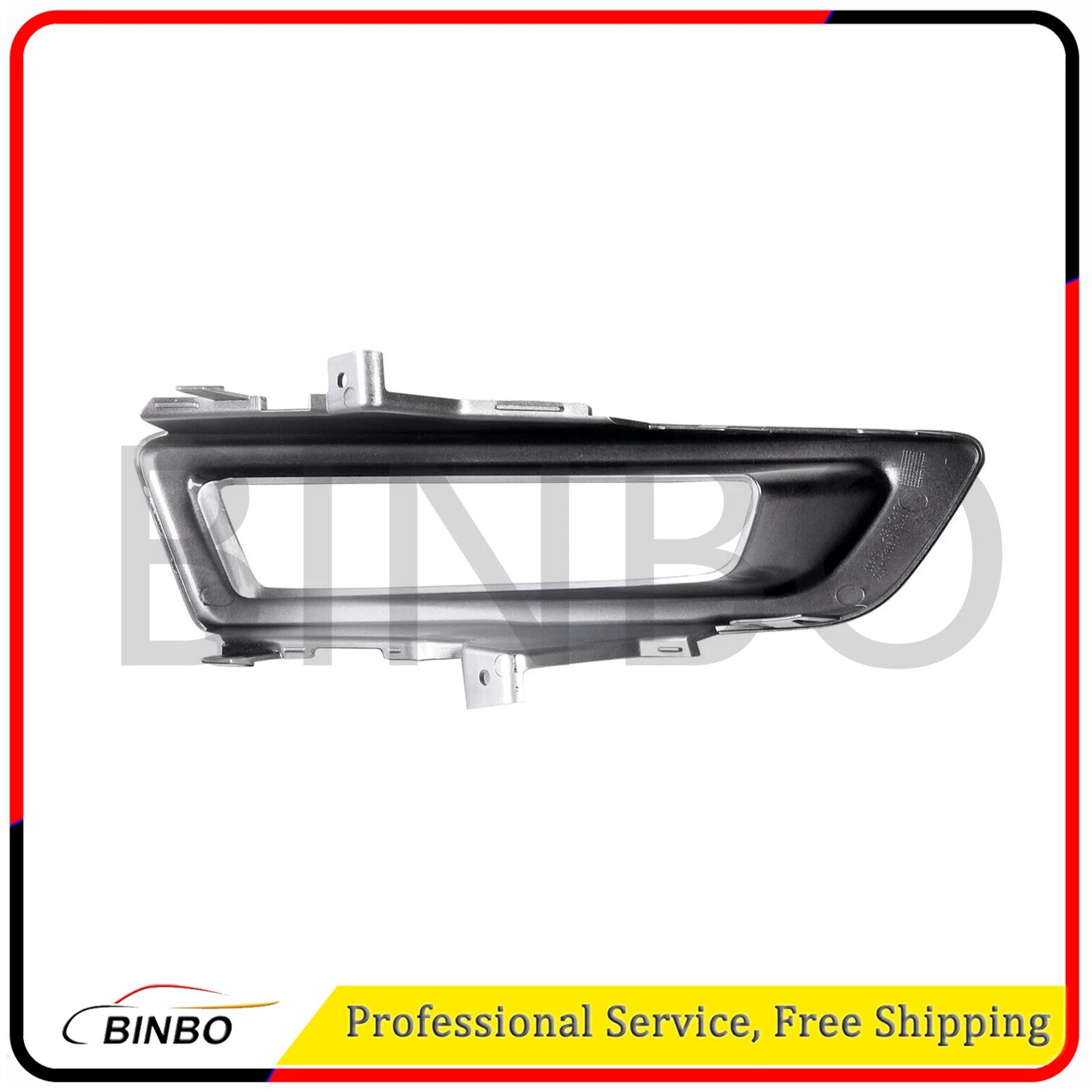 1 Pair Front Fog Lamp Silver Trim Bezel For Land Rover Discovery Sport 2015-19 07FC0E-D4 - KOEEK