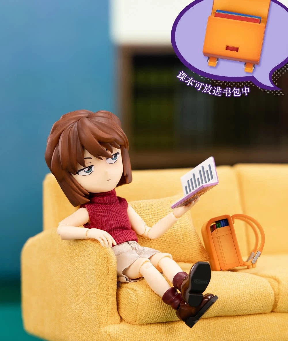 GONG Haibara Ai Cloth‑Outfit Action Figure Collectible Anime:Detective Conan Toy GONG - KOEEK