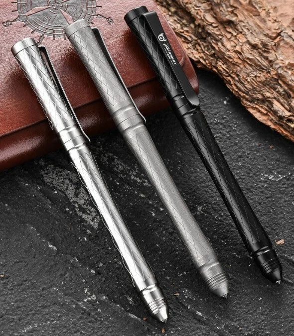 EDC Titanium Alloy Ball Pen Portable Signature Pen Outdoor Multi Writing Tools 07FC0E-D4 - KOEEK