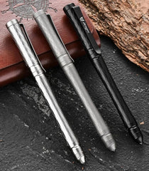 EDC Titanium Alloy Ball Pen Portable Signature Pen Outdoor Multi Writing Tools 07FC0E-D4 - KOEEK