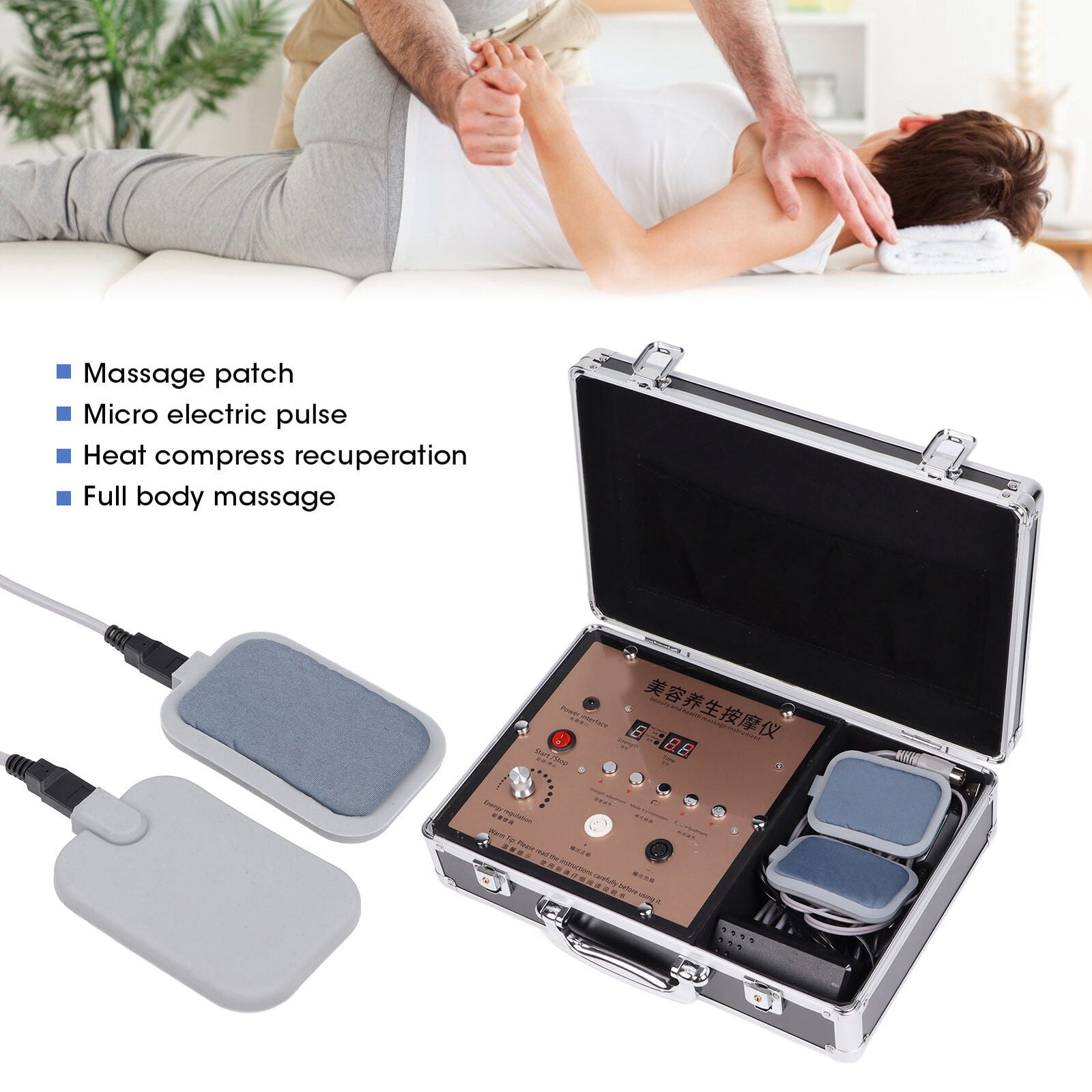 new DDS Bio Electric Massager ElectroMassage Machine For (EU Plug ) HGF koeek - KOEEK