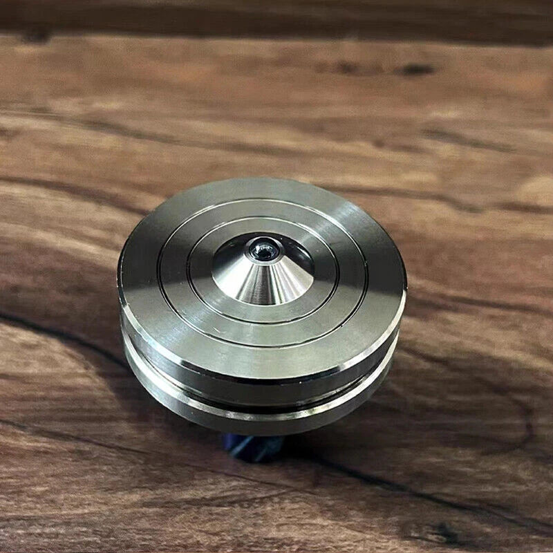 EDC Titanium Alloy Hand Twisting Spinning Top Ceramic Bead Super Precision Toy 07FC0E-D4 - KOEEK
